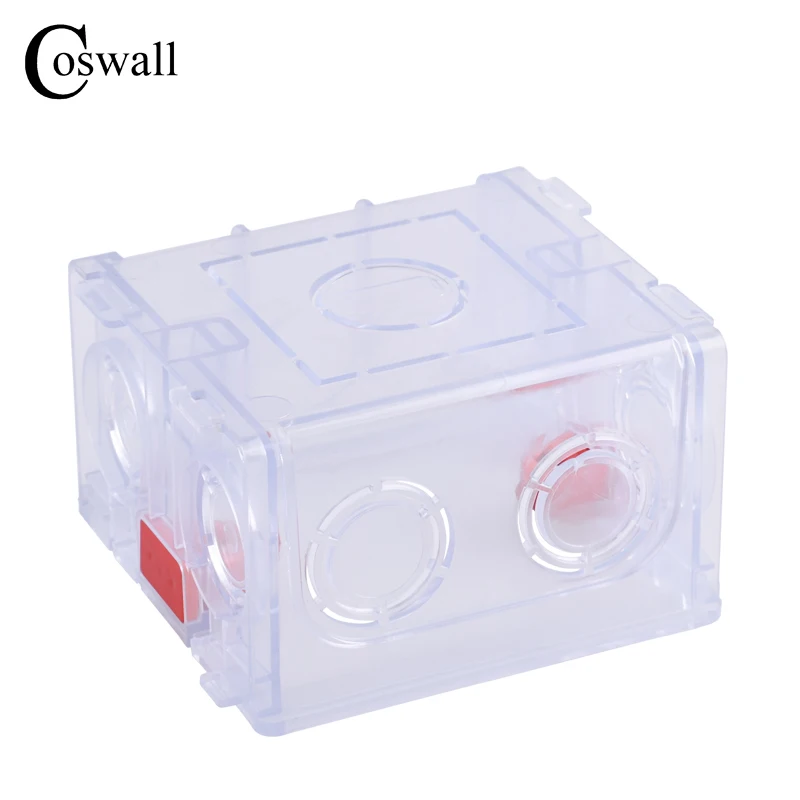Прозрачный монтажный ящик COSWALL внутренняя Кассета для выключателя типа 86 и