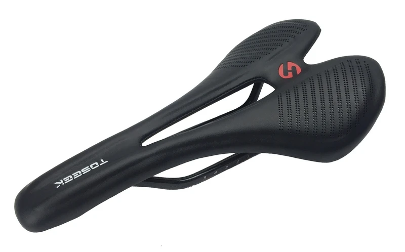 

Super Lightweight Hollow Breathable Carbon Fibre Leather T800 Road Bike Saddle MTB Front Seat Mat Mountain Bicycle Accessories