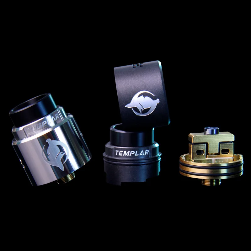 Augvape темплар RDA атомайзер 24 мм Тип вкуса позолоченный двухслойный титановый сплав