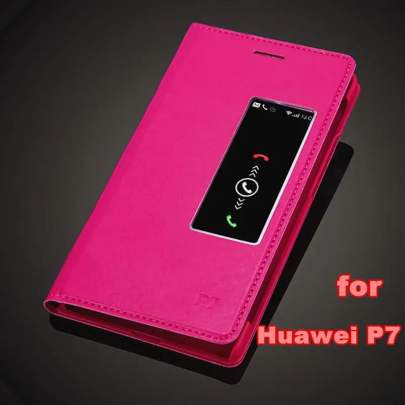 Новинка 2015 Модный чехол для Huawei Ascend P7 с автоматическим пробуждением и спящим