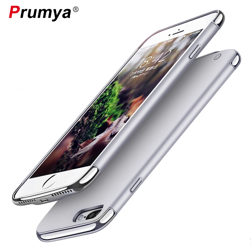 Портативные беспроводные чехлы для телефонов с аккумулятором для iPhone 8, 7, 6, 6S Plus, 3 в 1, ультратонкие Чехлы для зарядки аккумуляторов для iPhone 7, 8 Plus