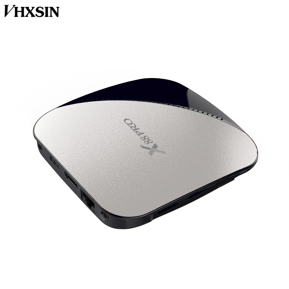 VHXSIN 2 шт./лот X88 Pro Smart TV Box Android 9 0 TVbox Rockchip RK3318 встроенный Wifi 4K 60fps | Электроника