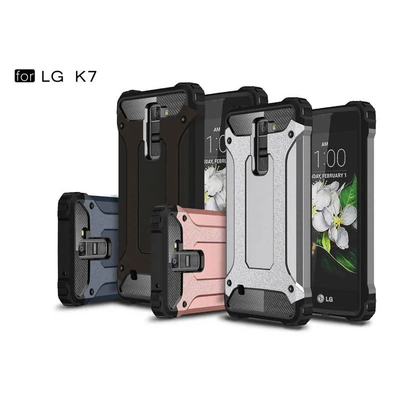 Для LG K4/K5/K7/K8 гибридный надежная защита от повреждений броня корпуса для