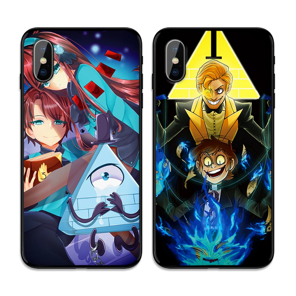 Аниме Гравити Фолз семья искусство Мягкий ТПУ чехол для Apple iPhone 6 6S 7 8 Plus 5 5S SE X XS MAX XR