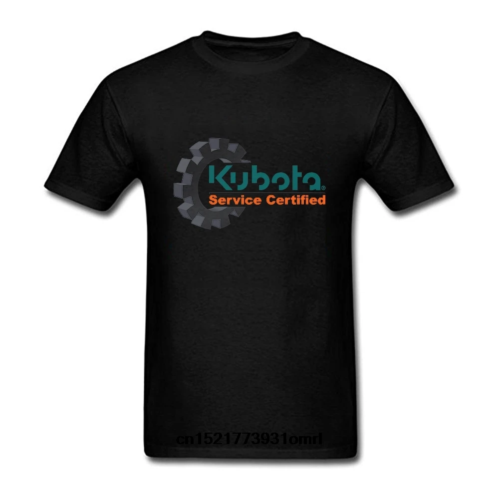 Для мужчин футболка Kubota логотип черные топы новинка wo | Мужская одежда