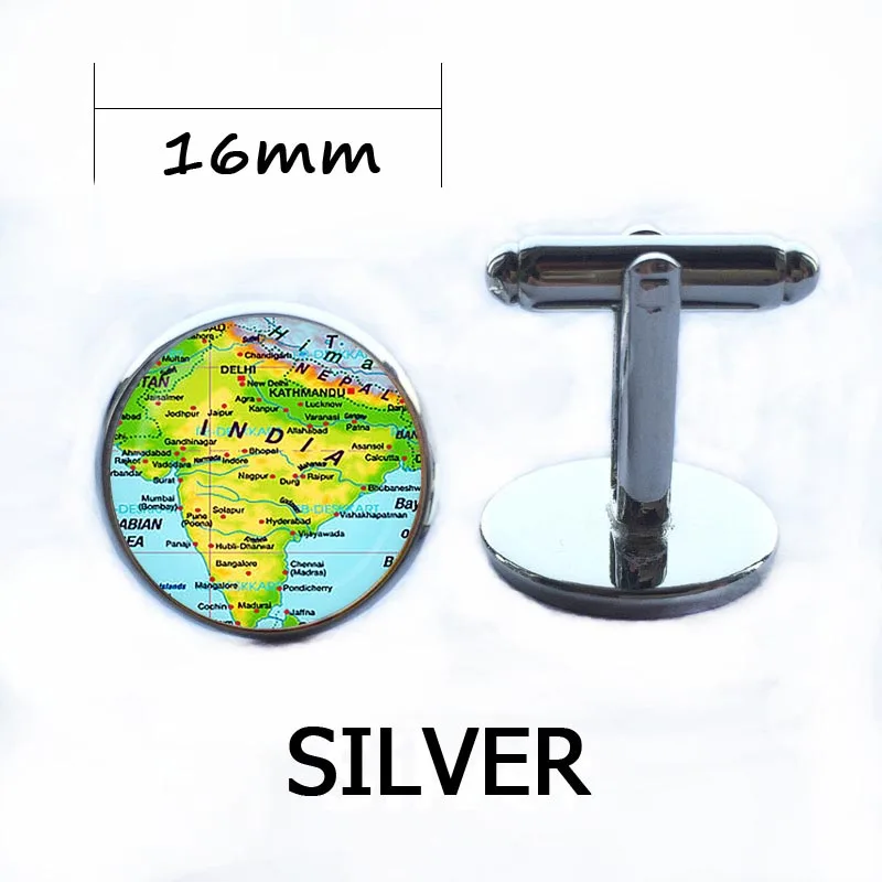 Подвеска из индийского стекла. Ожерелье с индийской картой Индии ювелирные