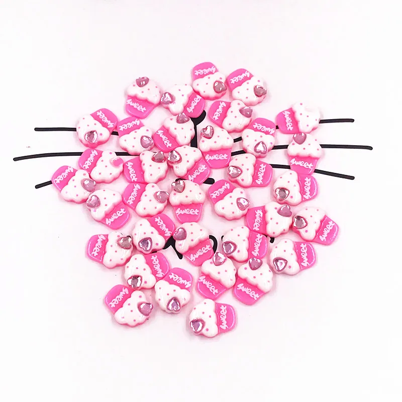 20 шт./компл. милый мороженое торт из смолы искусство для рукоделия Декор