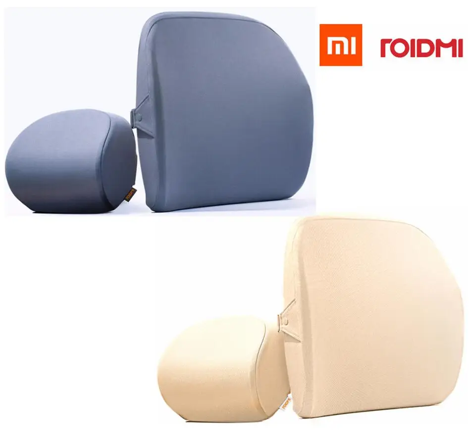 Оригинальный xiaomi mijia roidmi R1 подголовник автомобиля Подушка cussion 60D чувство памяти