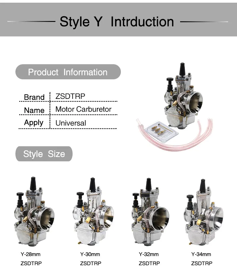 Alconstar высокая производительность PWK 21 24 26 28 30 32 34 Карбюратор Carb для 90cc до 250cc Dirt Pit Bike ATV Quad Мотоцикл