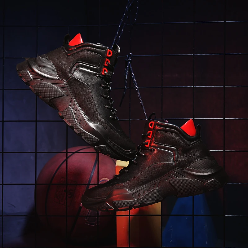 Кроссовки CAMTOO мужские из натуральной кожи массивные на платформе Повседневная