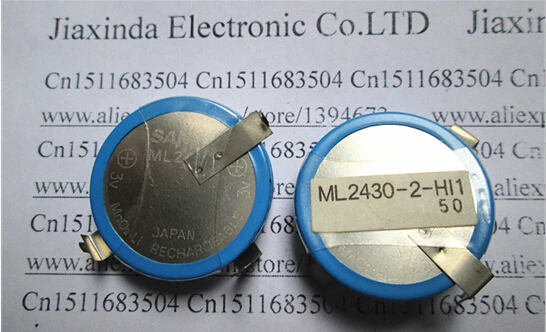 ML2430-2-HI1 3V литиевые Марганцевые Батареи ML2430-2 ML2430-H-HI1 ML2430 2430 2430-2-HI1 Перезаряжаемые