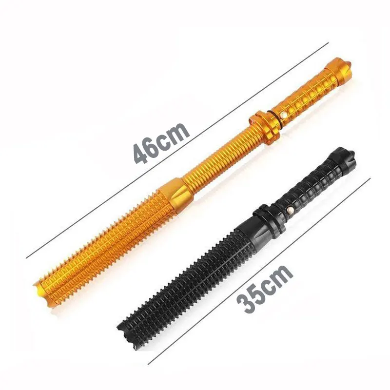 TMWT самообороны расширяемый Torch Light 10 W XML T6 или 5 Q5 полицейский телескопическая