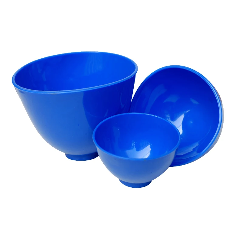 

3Pcs Dental Nonstick Impression Alginate Flexible Mixing Medical Bowls