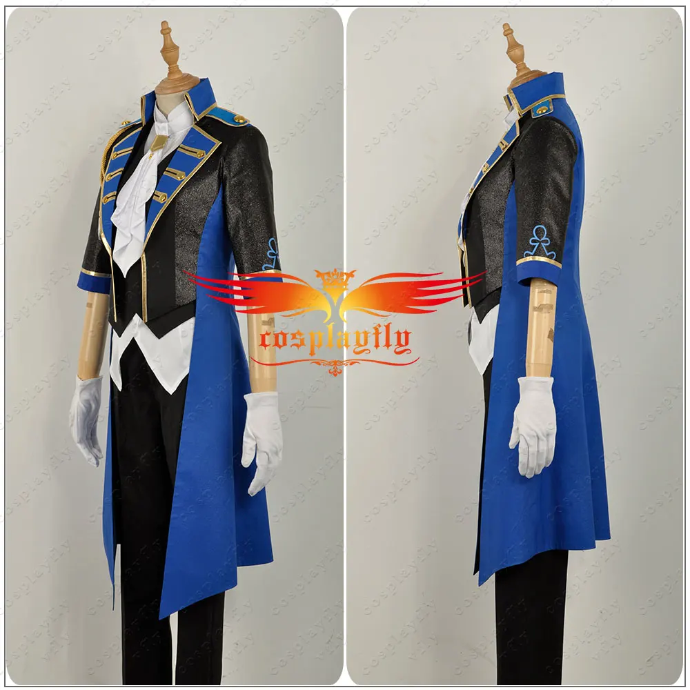 Uta No Prince Sama сезон 4 HIjirikawa Masato сценический Косплей индивидуальный костюм Королевский синий пиджак брюки взрослый Мужской наряд Одежда
