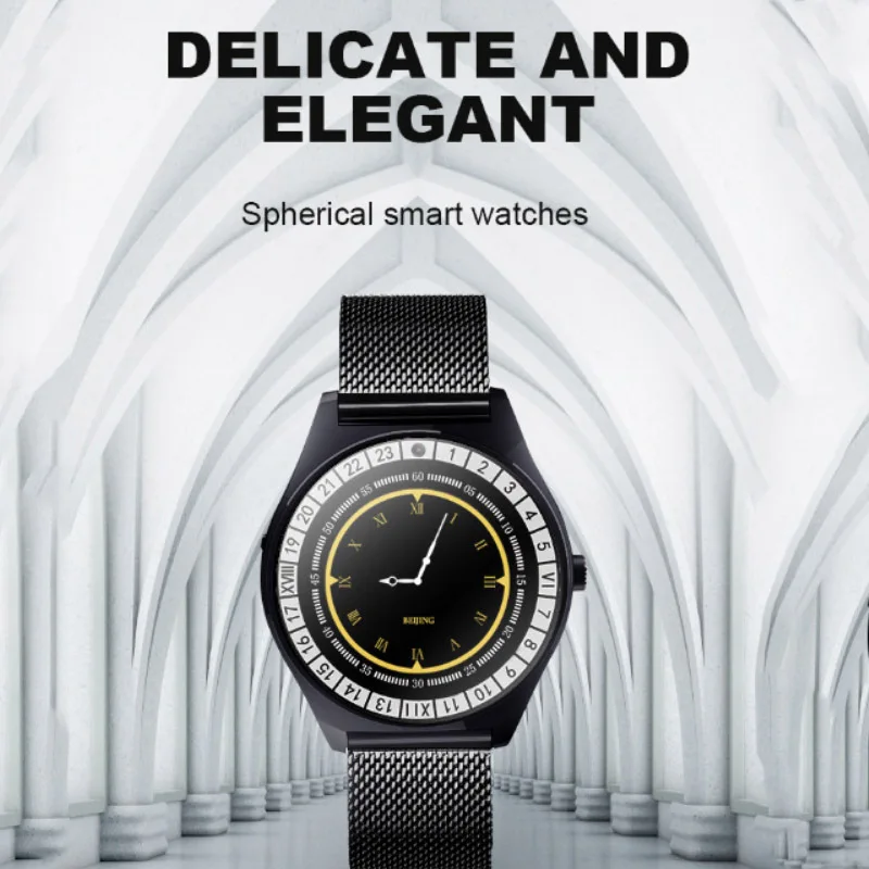 Умные часы Bluetooth для мужчин BL02 с сенсорным экраном большая батарея Поддержка