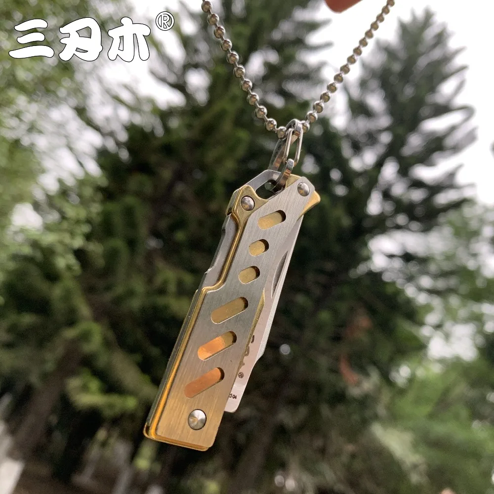 

Sanrenmu 4058 карманный складной нож ожерелье 8Cr14 стальной мини фрукты на открытом воздухе Кемпинг многофункциональный EDC Спасательный Инструмен...