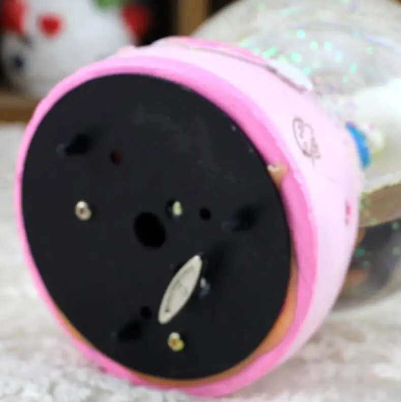 DYZ 807 + Love angel Hello Kitty вращающаяся Музыкальная шкатулка со снежинками Креативные