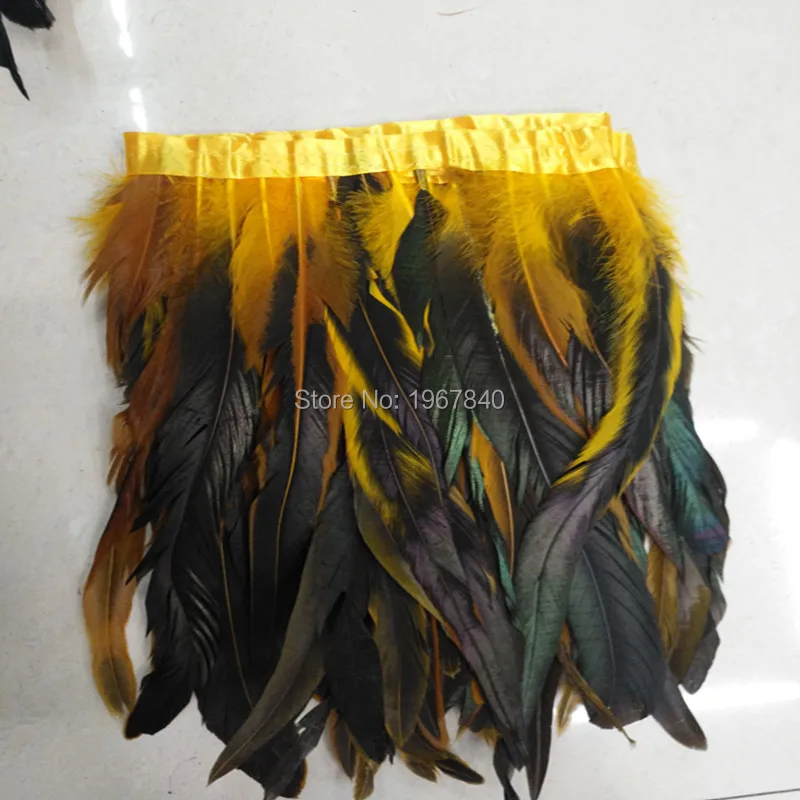 Бесплатная доставка новый дизайн 10 метров Петушиный Хвост бахрома 25 30 см