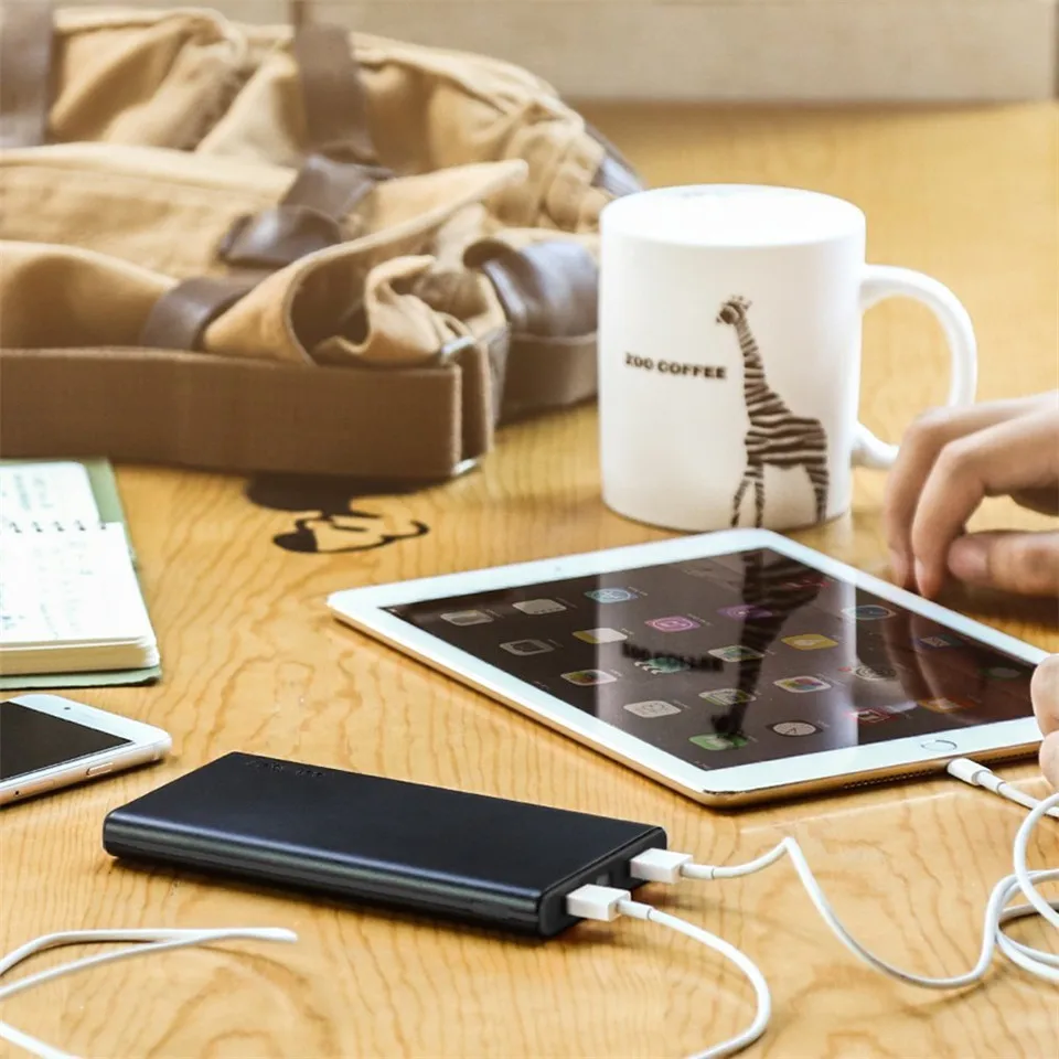 EasyAcc 10000 мАч Внешний аккумулятор портативный внешний двойной USB зарядное