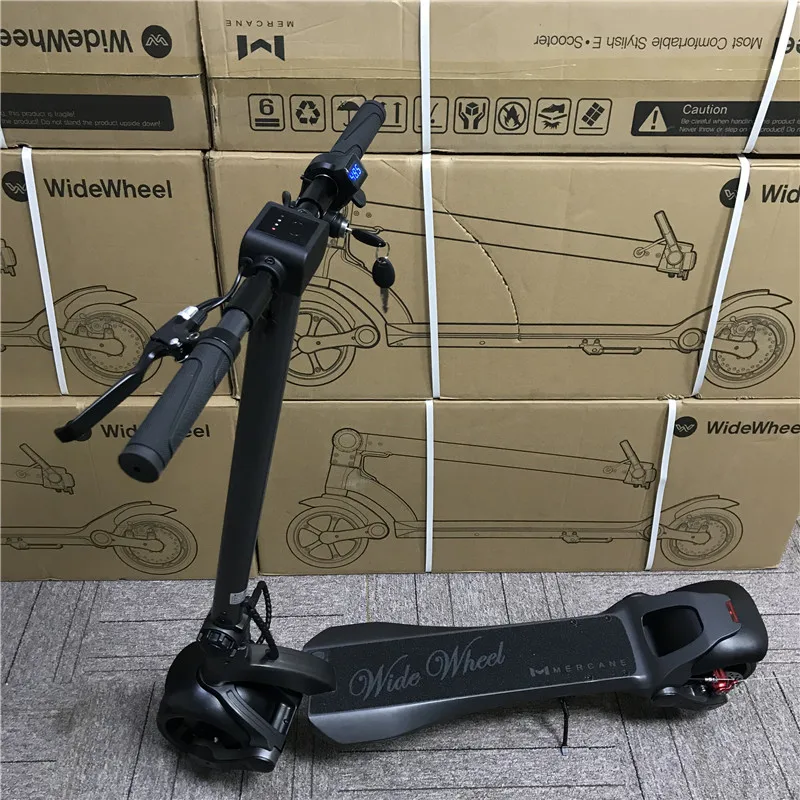 ЕС сток Mercane Widewheel широкое колесо KickScooter 48 в 500 Вт/1000 Вт Двойной Мотор Складной умный электрический скутер Ховерборд