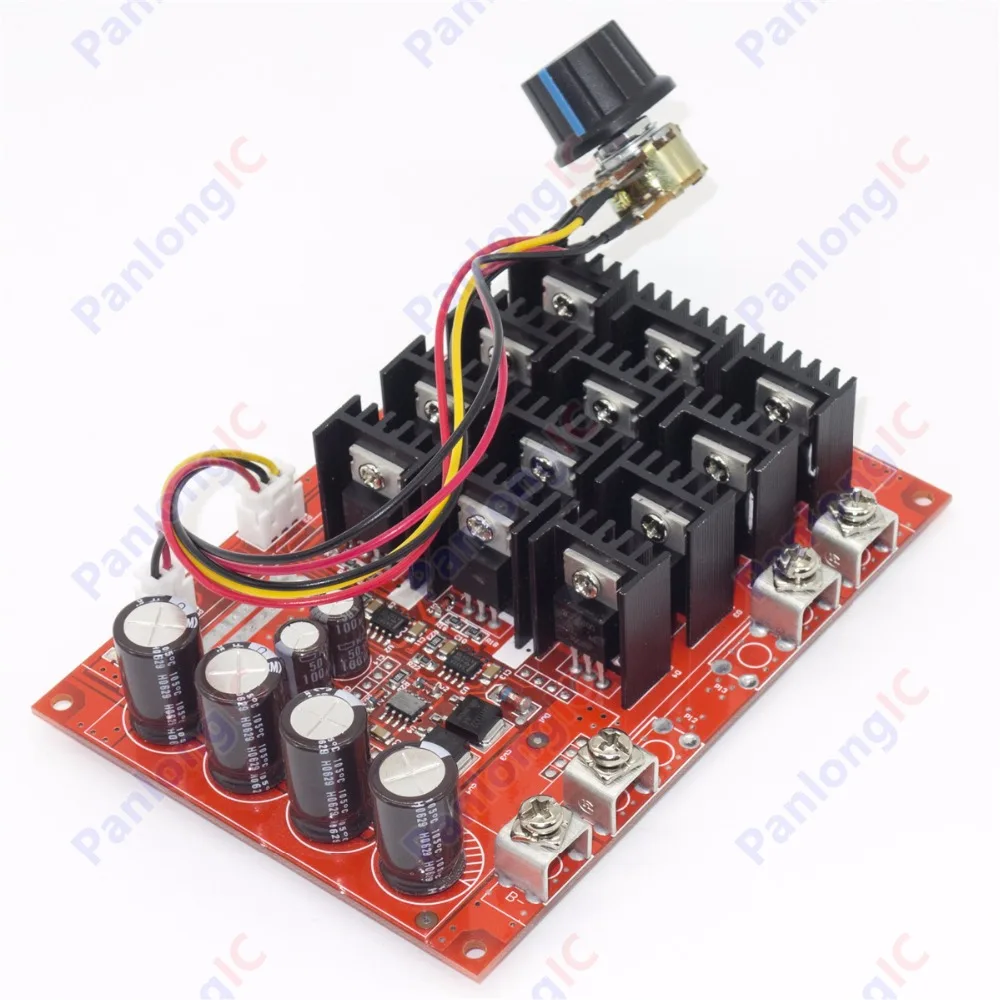 10-50V 60A DC регулятор скорости двигателя ШИМ HHO RC контроллер 12V 24V 48V 3000W макс Высокое качество