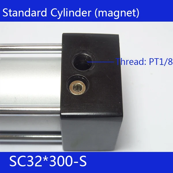 SC32 * 300-S БЕСПЛАТНАЯ ДОСТАВКА Стандартные Воздушные цилиндры клапан 32 мм диаметр 300