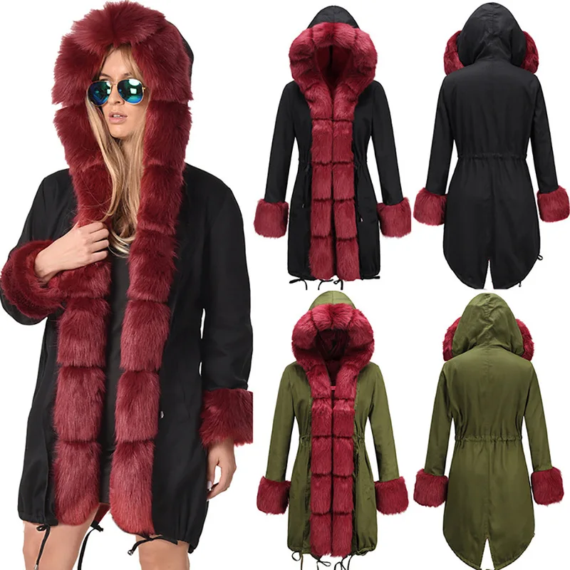 Куртка женская с капюшоном теплая хлопковая повседневная на зиму U-SWEAR | Женская