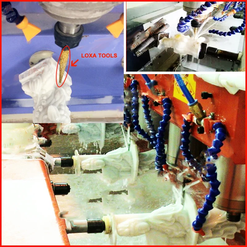 LOXA вакуумной пайки алмазная гравировка инструменты/Бит для Станков с чпу/резьба