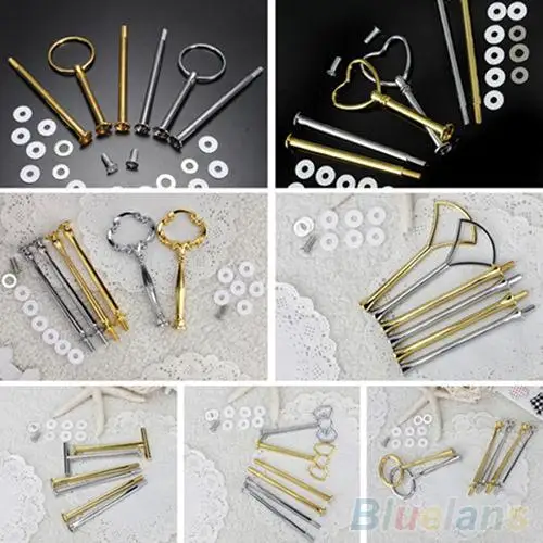 New Multi-Style 2 Or 3 Tier Plate Handle Fitting Wedding Plates Party Tableware Bakeware Cake Shop Three Layer Racks | Дом и сад