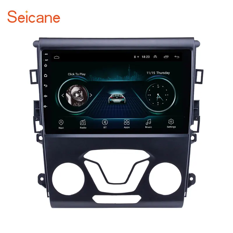 Seicane 2din Android 8 1 9 дюймов для Ford Mondeo 2012 2014 автомагнитола GPS автомобильное аудио 3G WiFi