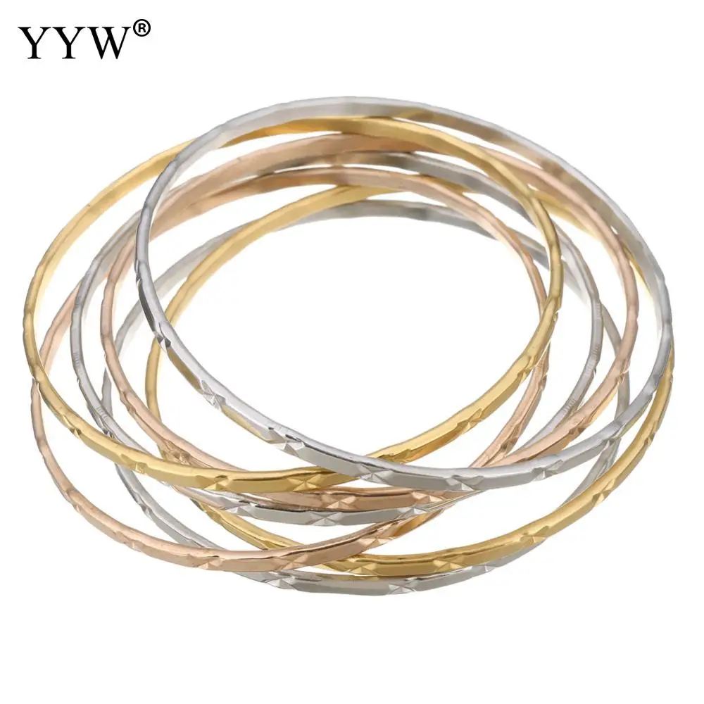 7 шт./компл. Женский комплект из браслета и нержавеющей стали|bangle set|bracelets & banglesbangles