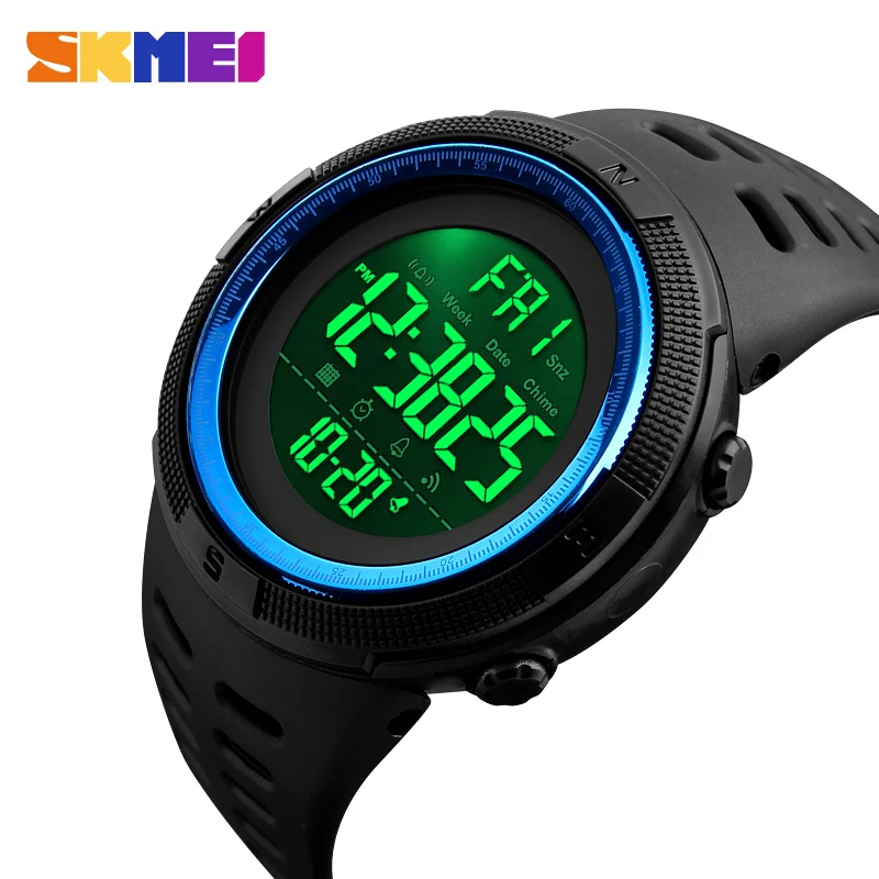 SKMEI Brand Men Sports Watches Fashion Chronos Countdown Men's Waterproof LED Digital Watch Man Military Clock Relogio Masculino|Мужские