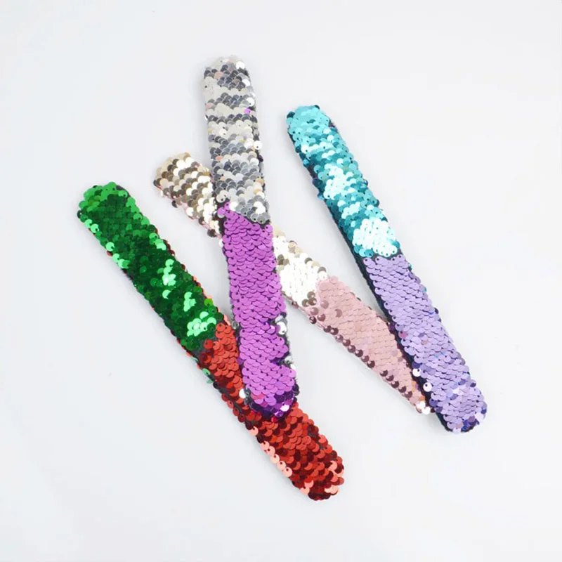 Модная Русалка Детские игрушки пайетки цепочка на руку день подарок