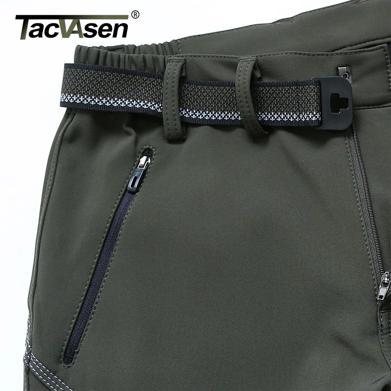 TACVASEN, Зимние флисовые штаны, софтшелл, армейские тактические штаны, теплые, прямые, Mlitary Combat, ветрозащитные, походные, Мужские штаны