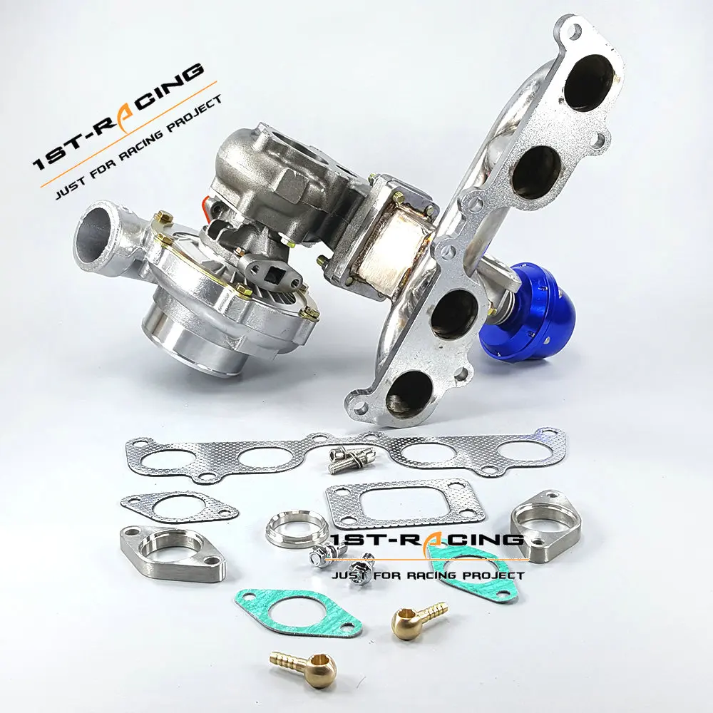 Выпускной коллектор GT35 Turbo + T3 Отходная дверь 38 мм для Toyota 2RZ-FE 2.4L / 3RZ-FE 2.7L |