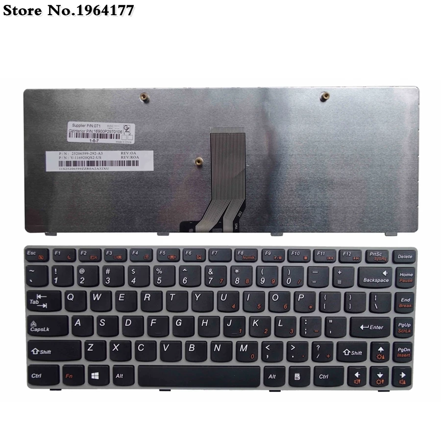 US laptop keyboard FOR LENOVO B4309 B490A B480 B490G B4330 B480G B4318 B4320 B4306 B4400 B4400A B4302 replace English | Компьютеры и