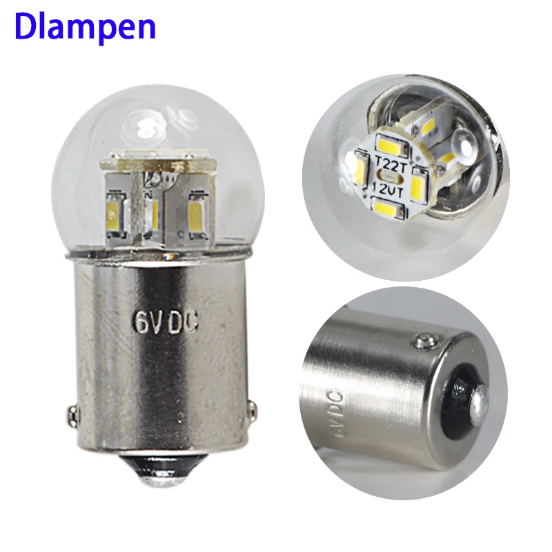 Светодиодная лампочка ampolletas свет 1156 BA15S 6v 12v 24v 24v 36v 48v 1,5 W S25 canbus автомобильный поворотный сигнал лампа габаритные огни стоп-сигналы