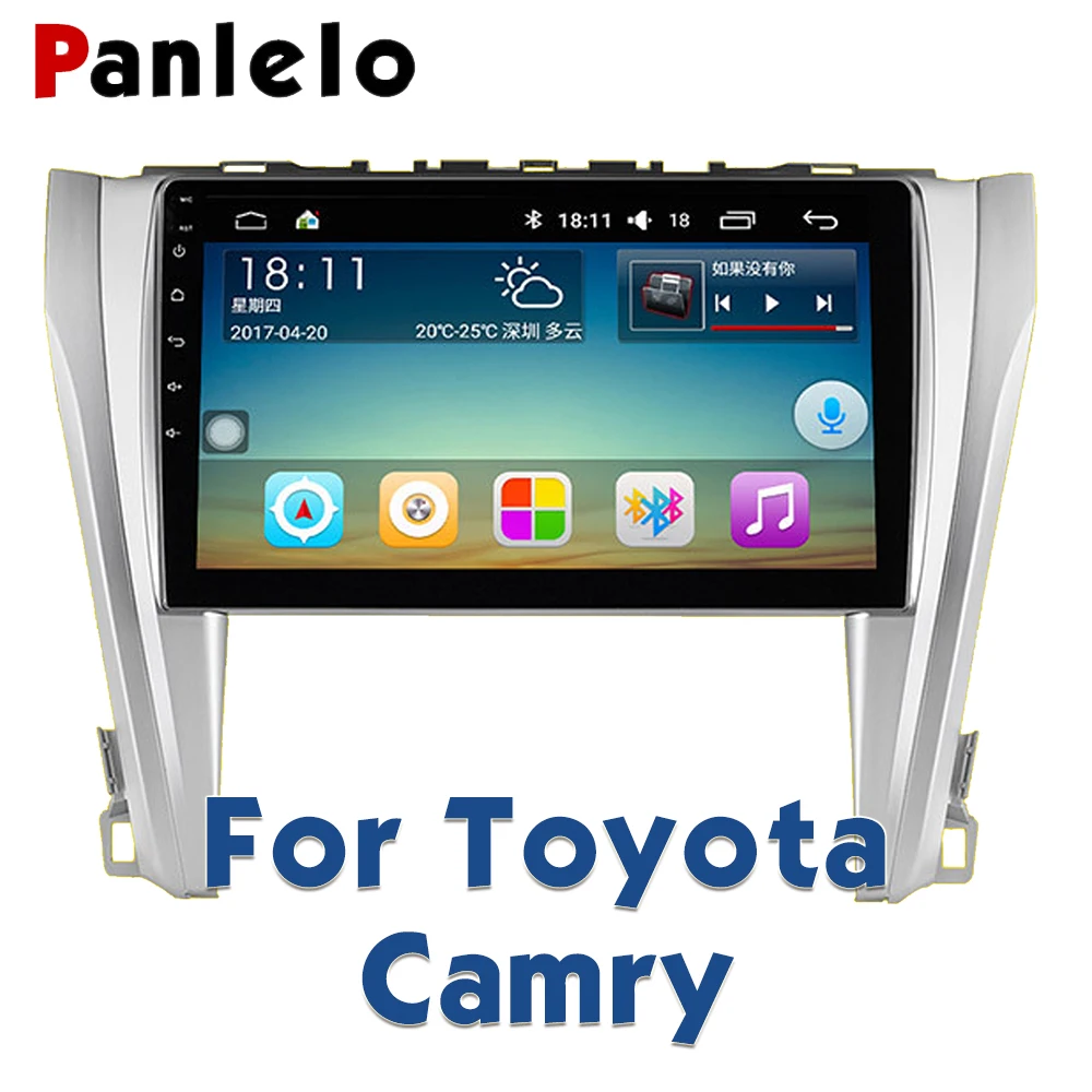 Panlelo для Toyota Camry 2012 2013 2014 Android Авто Радио 2 Din автомобильный gps радиоприёмник