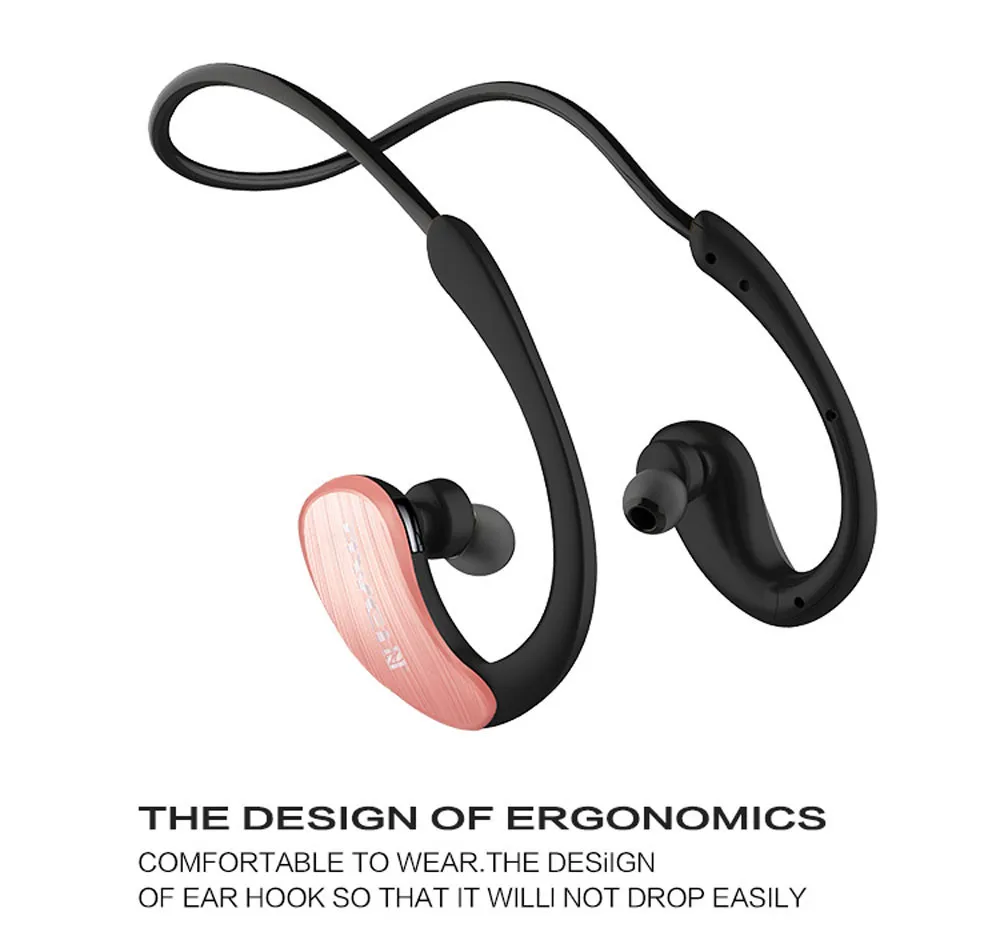 Водонепроницаемые спортивные Bluetooth наушники Беспроводная стерео супер бас