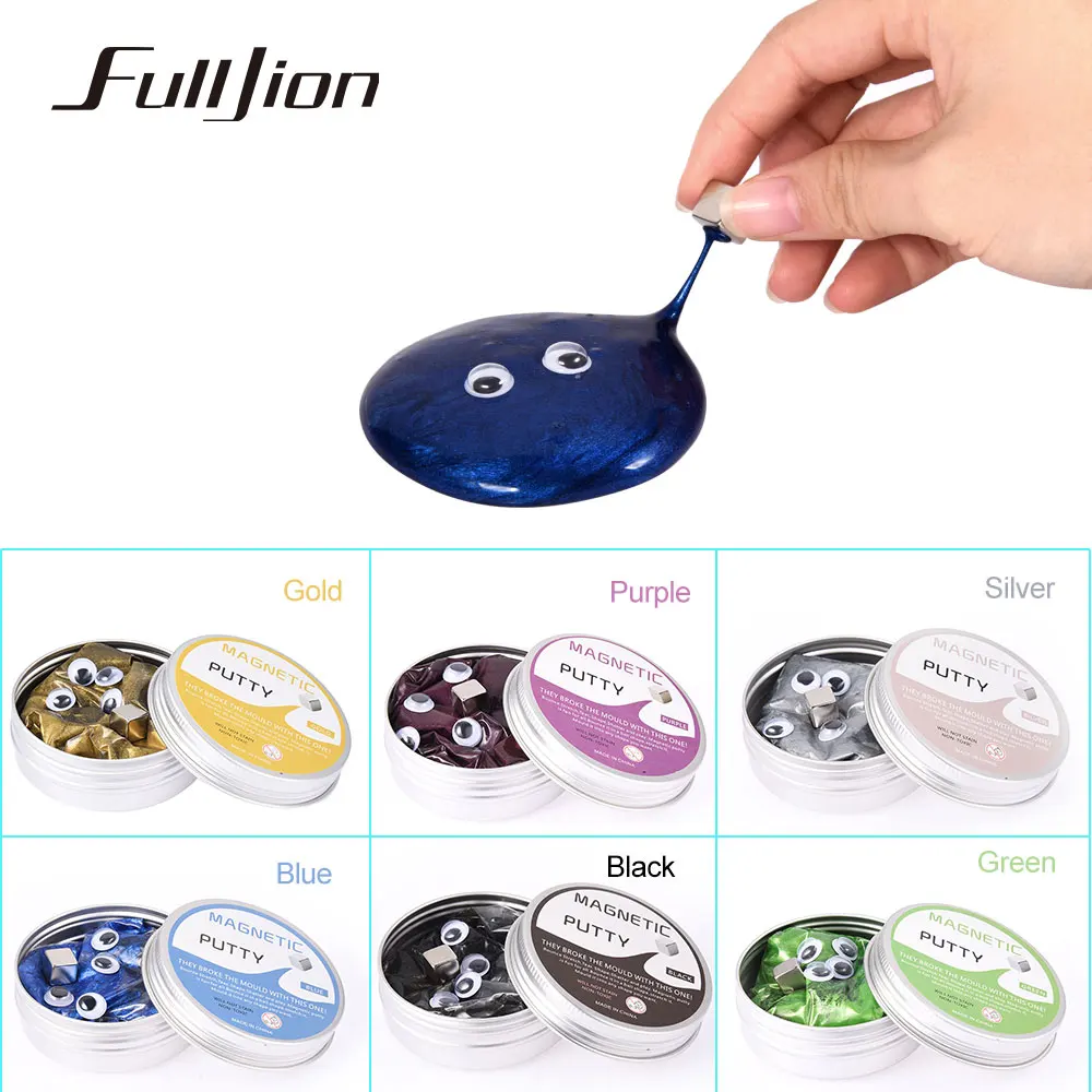 Fulljion Slime игрушки Лепка глина Магнитный Пластилин Новинка кляп снятие стресса