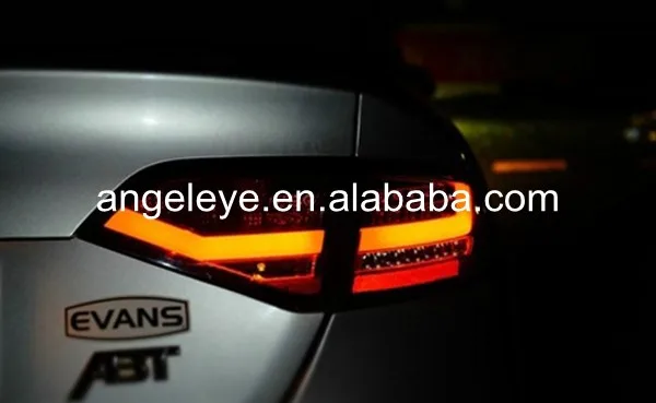 

For Audi A4L B8 Tail Light Rear lamp 2009-2012 year Smoke Black color for Original taillight with Halogen bulbs SN