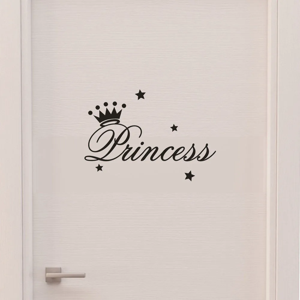 Наклейка на стену для детской комнаты съемная наклейка принцессы искусство - Фото №1