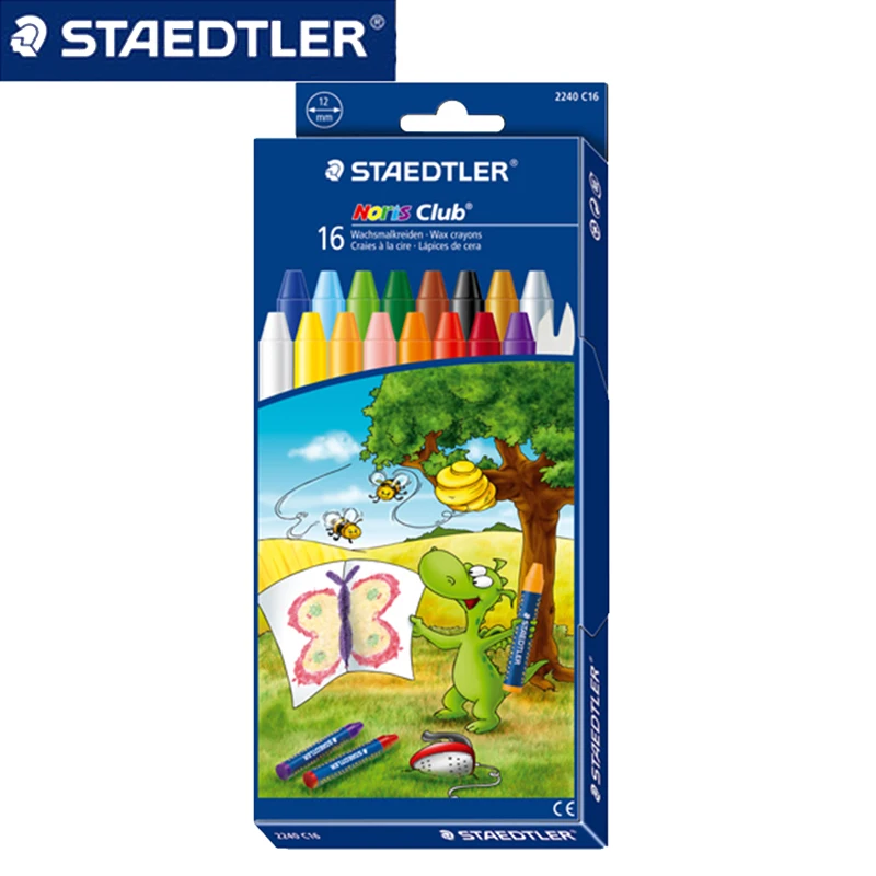 Масляная Пастельная ручка STAEDTLER 2240 C16 12 мм 16 цветов для художников студентов