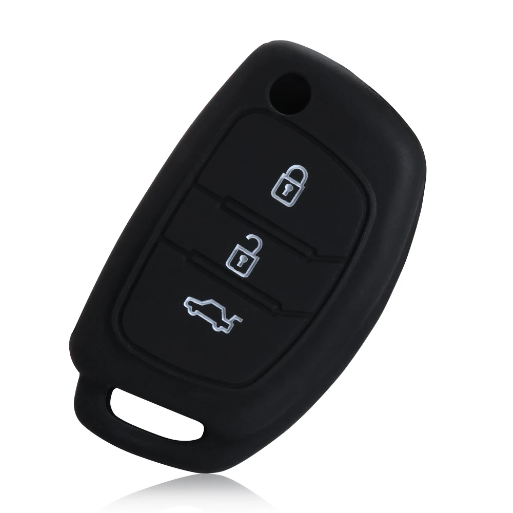 Автомобильный силиконовый чехол с дистанционным управлением для Hyundai ix35 iX45 iX25 i10