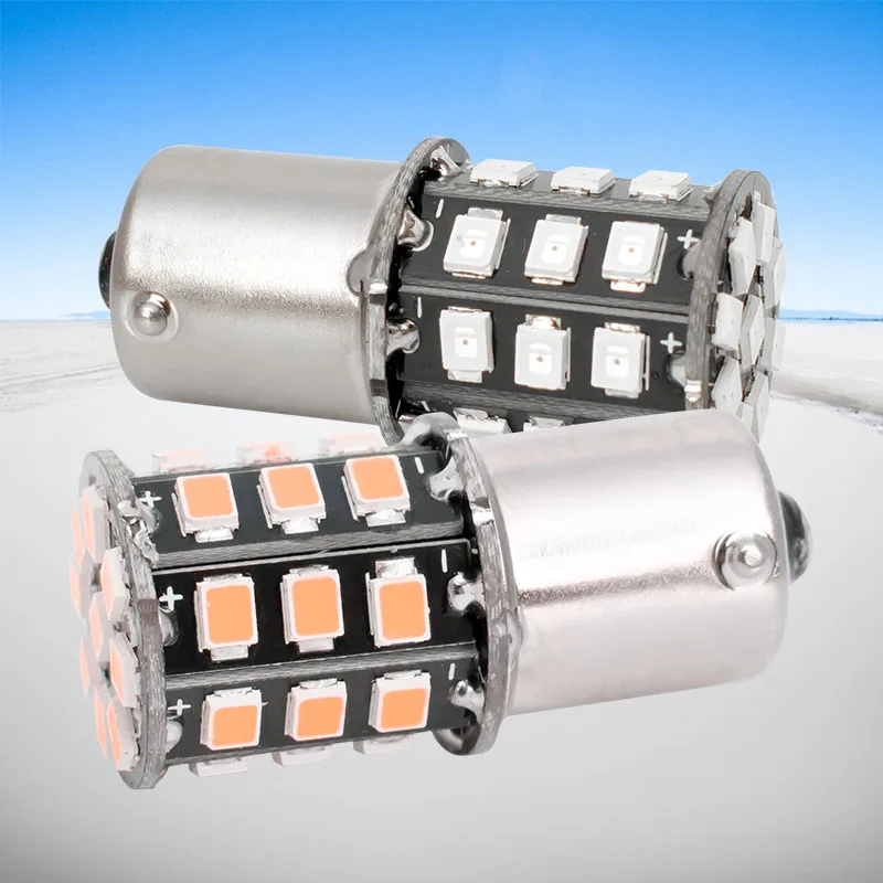2 шт. 1156 BA15S P21W 7506 33 светодиод 2835 smd Автомобильная задняя лампа стоп сигнал s