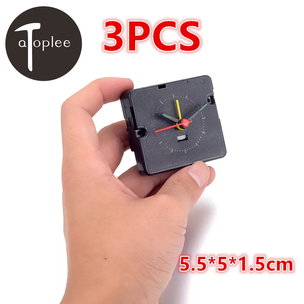 Atoplee 3 шт. электронный будильник механизм набор пластиковый запасные части ручной