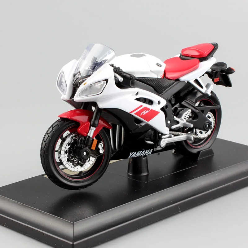 Марка 1/18 масштаб детей YAMAHA YZF R6 Мотоцикл Супер Спорт race Литье металла велосипед