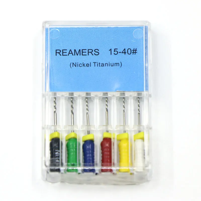 3 упаковки стоматологических инструментов NiTi K напильники H напильники Reamers 15-40# Endo ручного использования напильники системы подготовки корневого канала