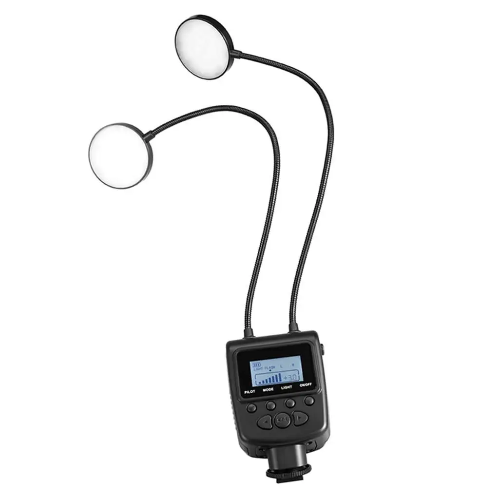 Светодиодный макро кольцевой светильник вспышка лампа Speedlite ML 2D для камер Canon Nikon