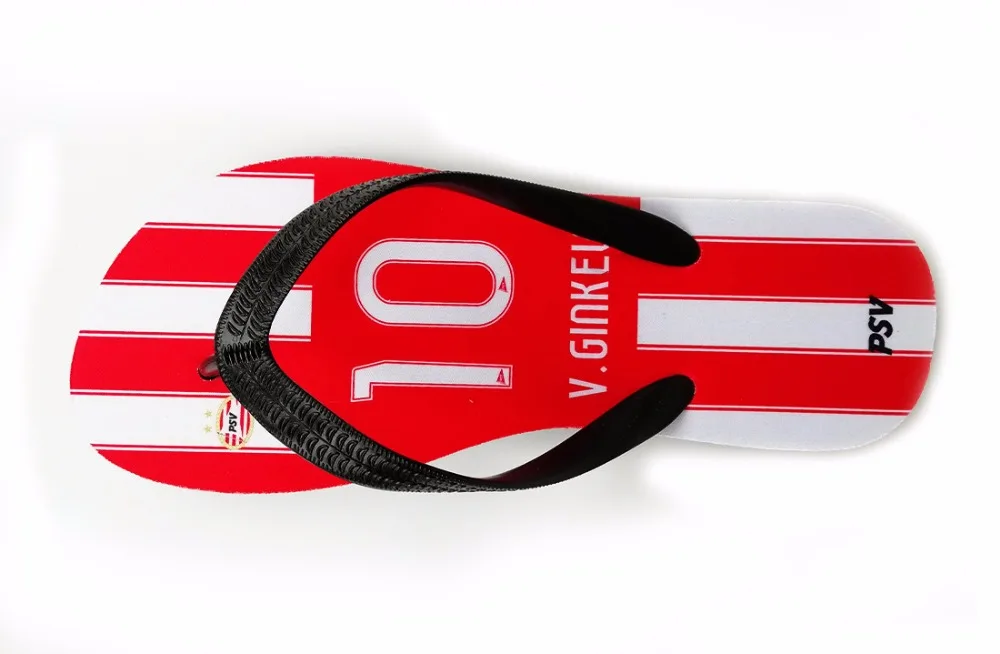 Soccer Flip Flops Gift Surfing Cheering Beach Shoes Fans Sport Slipper Any Name | Спорт и развлечения